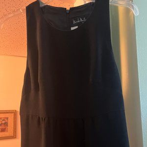 Nicole Miller Black Long Evening Party Gown Dress